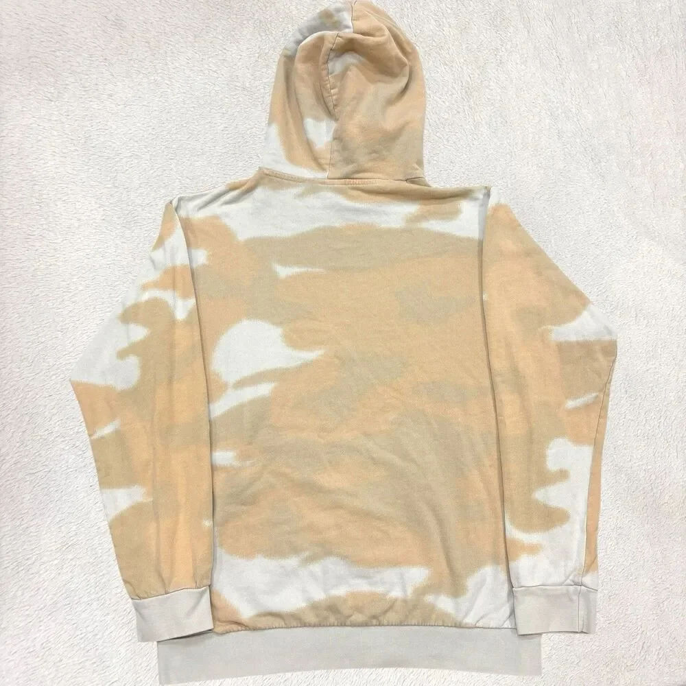 Adidas Originals Trefoil Hoodie Desert Camo Men’s XL Sleeve Pullover Tan